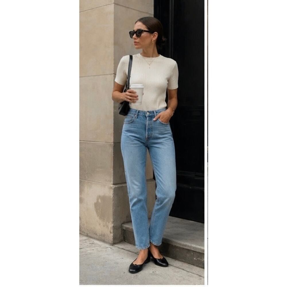 Agolde high rise classic jamie jeans blur 26”